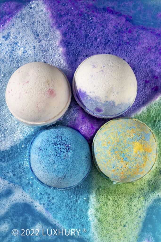 bath bombs Luxhury fizzy bath bombs